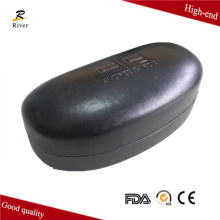 Custom Leather Metal Clam Shell Hard Sunglasses Glasses Eyewear Case